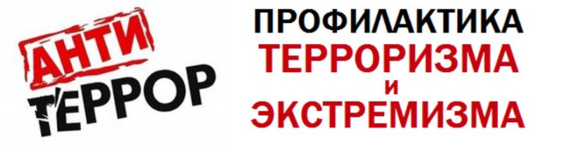 Профилактика экстремизма и терроризма.